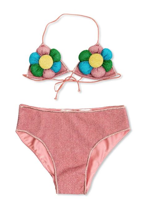 Bikini Lumiere Daisy Multicolor Stripes OSEREE KIDS | LTS250 G-LUREXMULTICOLOR